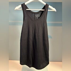 LOFT Women's Black Tank Top. Vintage Soft style. Size XS. lightweight!